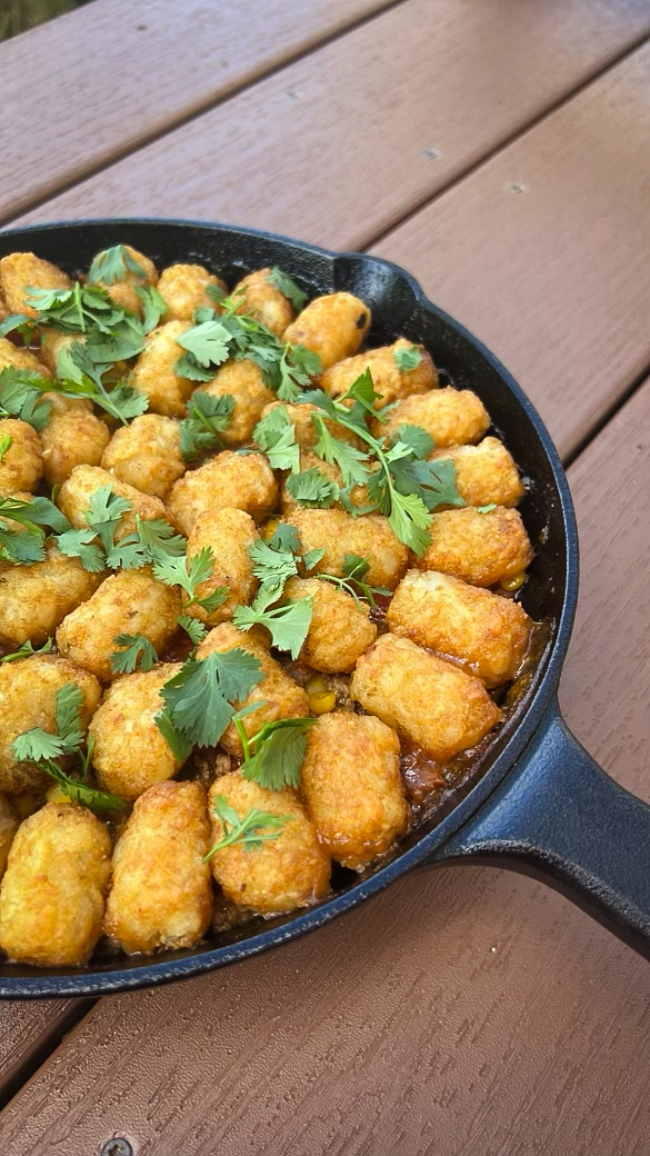 Tater Tot Taco Casserole • Everyday M and K